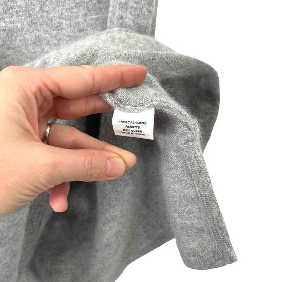 Symphony + Note 100% cashmere twin set cardigan & shell Size M grey lagenlook - Picture 16 of 16